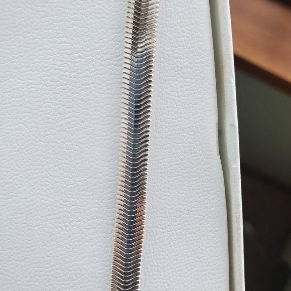 18" Italy 926 Sterling Silver Necklace - Picture 5 of 6